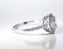 PAVE SOLITAIRE RING ENG057